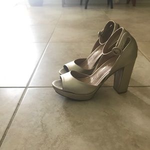 Gold Platform Heels